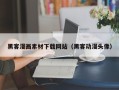 靖江黑客漫画素材下载网站（黑客动漫头像）